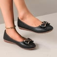 thumbnail image 7 of Wowcloth Women's Fashion Casual Slip-On Round-Toe Ballet Flats - Comfortable Low Wedge Heel & Bowknot Design, Breathable Daily Walking Shoes for Women, 7 of 7