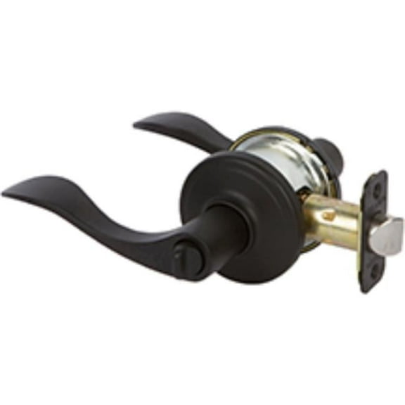 The Delaney 322829 Grade 2 Lashbrook Privacy Knobset, Black