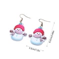thumbnail image 3 of Fiudx Pendientes Festivos, Diseño de Copo de Nieve Acrílico Ligero, Conjunto de Renos Duraderos, Estilo Único de Árbol de Navidad, Ropa Informal de Fiesta, Regalos para Mujeres, Temporada Festiva, 3 of 6