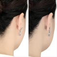 thumbnail image 4 of 8 Piezas Respaldos de Aretes para Orejas Caídas, Reemplazos de Respaldos de Levantadores de Aretes para Aretes Pesados, Plata, 4 of 5