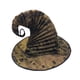 thumbnail image 5 of Sombrero de bruja de Halloween, suministros para la cabeza, sombrero de hechicera, gorro de bruja para fantasía Dorado, 5 of 9