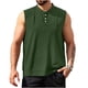 thumbnail image 5 of Ceisia Men's Relaxed Fit Henley Neck Sleeveless Tank Top with Chest Pocket for Casual Daily Wear Green XL Gifts, 5 of 5