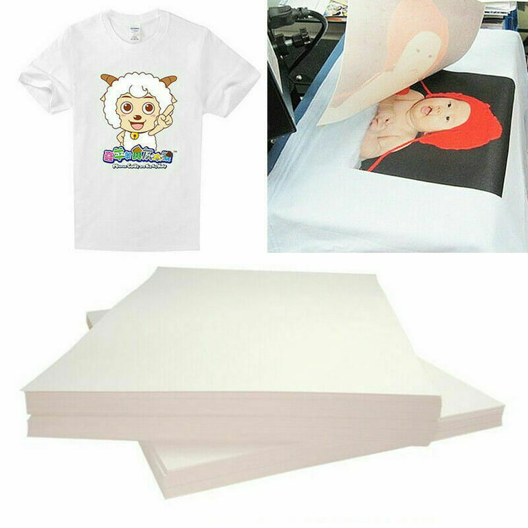 30 Sheet Light Fabric Inkjet Heat Transfer Paper A3 11.7 × 16.5 Cotton  T-Shirt