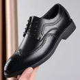 thumbnail image 4 of Men's Dress Shoes Genuine Leather, Plain Toe Derby Dress Shoes for Formal, Business, Wedding, Office, 4 of 8