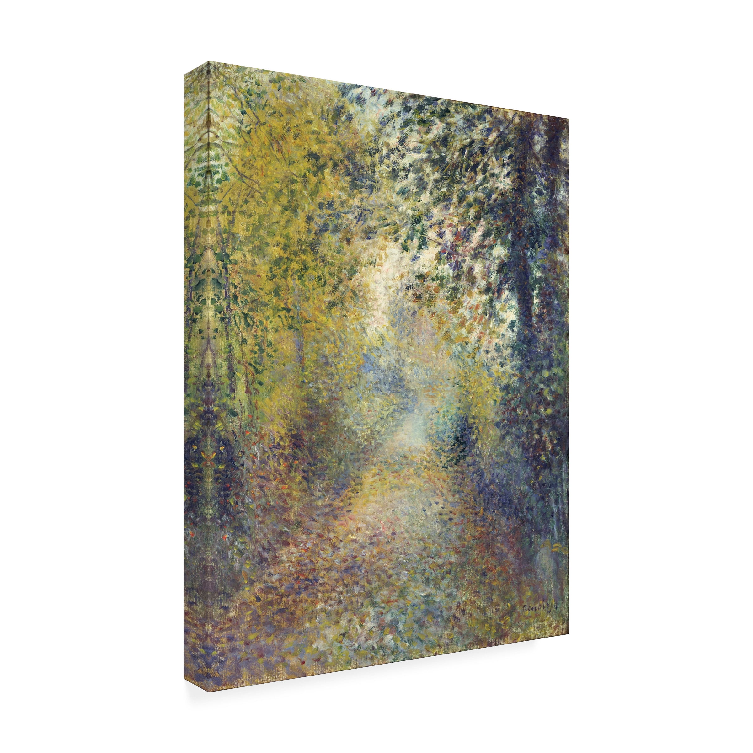 Renoir 'In The Woods' Canvas Art