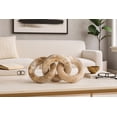thumbnail image 2 of Meridian Furniture Rings Beige Marble Decorative Chain Links, 2 of 6
