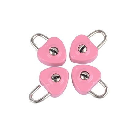 GENEMA Mini Padlocks Key Lock With Key Luggage Lock for Zipper Bag Backpack Craft Diary