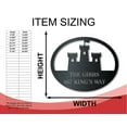 thumbnail image 2 of Custom Metal Castle Fort Address Wall Art 10, 2 of 5
