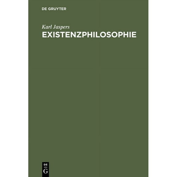 Existenzphilosophie, (Hardcover)
