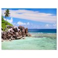 thumbnail image 2 of Beautiful Seychelles Rocky Coast - Impression sur Toile Paysage, 2 of 3
