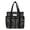 Black, variant on Women's Americana Cut Out Tote Bag,Red Bandana Print Shoulder Tote Bag with Multiple Pockets,Large Capacity Casual Handbag for Daily Use