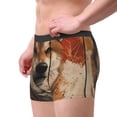 thumbnail image 2 of Susaid Vintage Shiba Inu Art Print Men's Mesh Boxer Briefs Cooling Breathable Sports Underwear Wide Waistband Boxer Briefs W/Fly-X-Large, 2 of 5