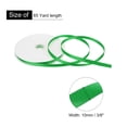 thumbnail image 2 of Uxcell Satin Ribbon Grosgrain Solid Silk Wedding Bouquet Ribbon for Valentine's Day Gift Wrapping Cake Box Bows Green-3/8" x 65 Yard, 2 of 7