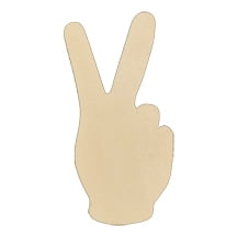 1 Pc 2 Peace Sign Shape is the best way to show off your love for peace on earth. Add it to your next 70?s party and bring the peace back to