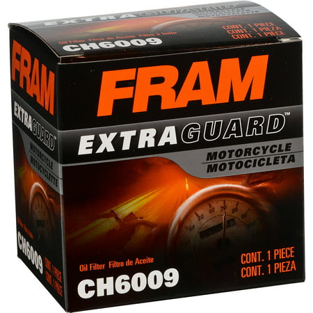FRAM Motorcycle Oil Filter, CH6009 (Best Motorcycle Oil Filter)