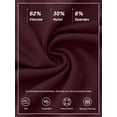thumbnail image 6 of Cadmus Women's 15'' Long Bermuda Shorts Below The Knee Capri Sweatpants Loose Comfy Athletic Shorts with Pockets,Wine Red,Large, 6 of 8