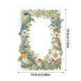 thumbnail image 3 of DIY Diamond Painting Picture Frame Kit Handcrafted Flower and Bird Shimmering Rhinestone Frame Perfect for Home Decor, Office Desks, and Gifts, 3 of 4