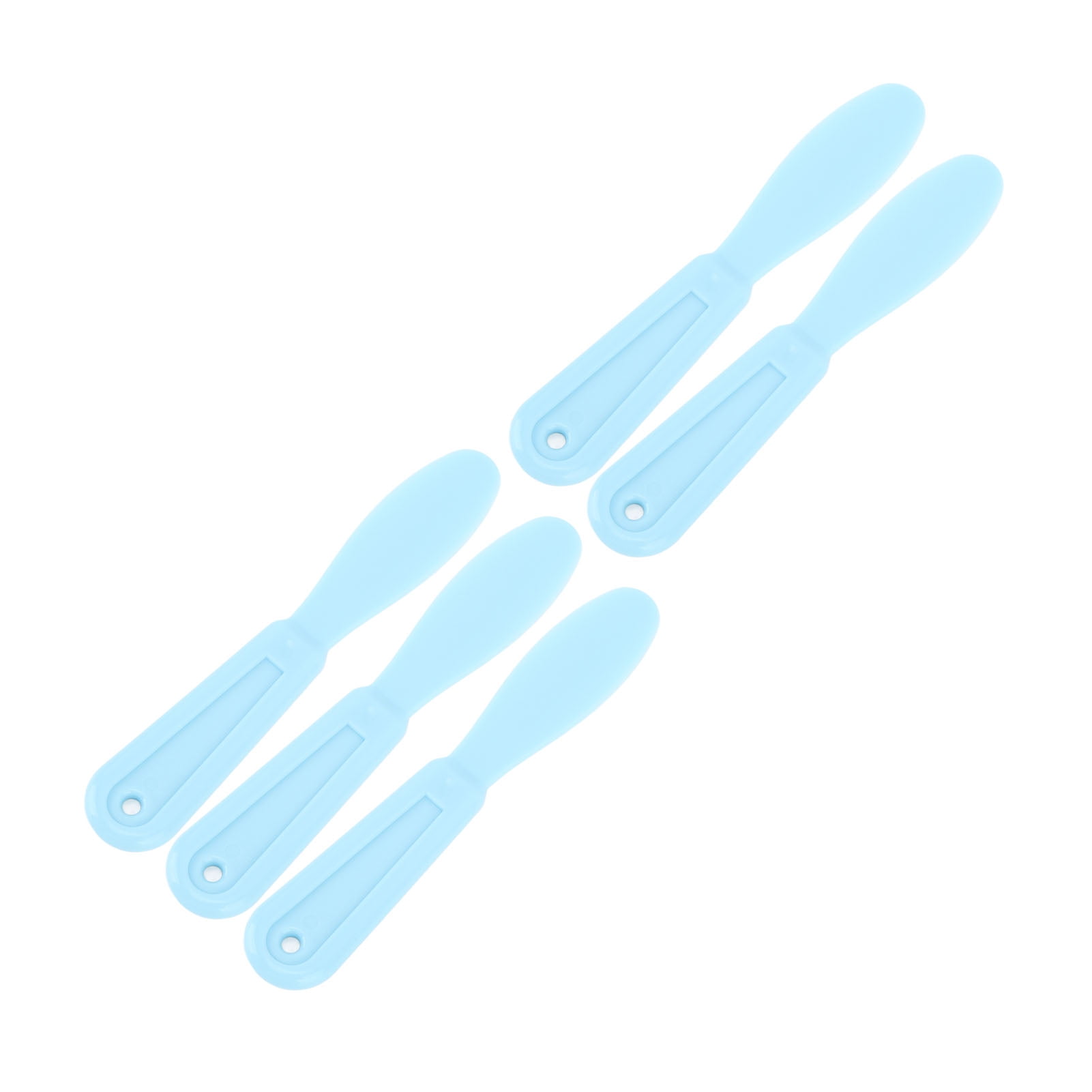 Plastic Plaster Spatulas, Reasonable Mixing Knife For For Material Alginate Purple,Light Blue