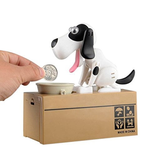 dog bank toy