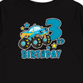 thumbnail image 4 of Inktastic 3rd Birthday Monster Truck Boys Long Sleeve Toddler T-Shirt, 4 of 5