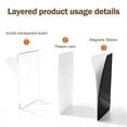 thumbnail image 5 of Acrylic magnet blanks, 30 Pack 2x2 Inch Transparent Fridge Magnets with Magnets & Adhesive, Perfect for DIY Photo Magnets, Locker Decor & Party Favors, 5 of 7