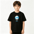 thumbnail image 2 of Golf Ice Cream Boys Graphic Tee, Funny Blue Melting Sweets Sports 100% Cotton Kids Short Sleeve T-Shirt, 2 of 5