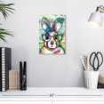 thumbnail image 3 of Elephant Stock Nerd Rabbit Paint Splash Wall Art - Vertical Canvas Wall Art - Living Room Wall Decor - Animal Canvas - Beige And Brown Decor - 8" x 12", 3 of 8