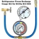 thumbnail image 4 of R134a Refrigerator Freon Recharge Hose Kit, R134a Ac Refrigerant Charging Hose Gauge, Piercing Valv-A Edition, 4 of 5