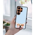 thumbnail image 5 of WIRESTER Shockproof Soft Rubber Cover Case for Samsung Galaxy S26 Ultra 6.9" 2026, Animal Red Pembroke Welsh Corgi Dog On Light Blue Background, 5 of 5