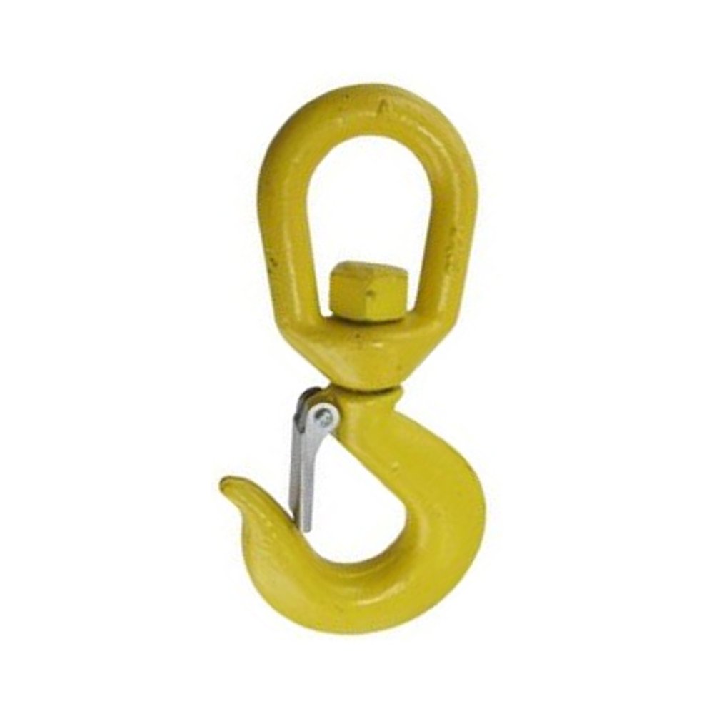 3/8" Shackle 2 Alloy Swivel Eye Hoist Hook with Safety Spring Latch (1