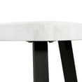 thumbnail image 5 of Boho End Table with Marble Top - Modern Accent Table for Living Room, Bedroom, Hallway, 5 of 9
