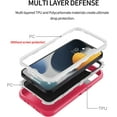 thumbnail image 5 of Entronix Heavy Duty Case Designed for iPhone 15 Shockproof Triple Layer Rugged Case, Gray, 5 of 6