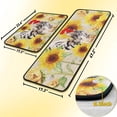 thumbnail image 2 of Christmas Thanksgiving Gift Rooster Kitchen Rugs and Mats Non Skid Washable, Non-Slip Backing Kitchen Mat Set of 2 for Floor Kitchen Runner Rug Sets for Kitchen Dining Room Sink 17x47+17x23, 2 of 6