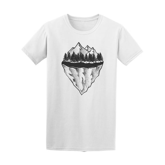Mountains Glacier Concept Tee Men's -Image by Shutterstock