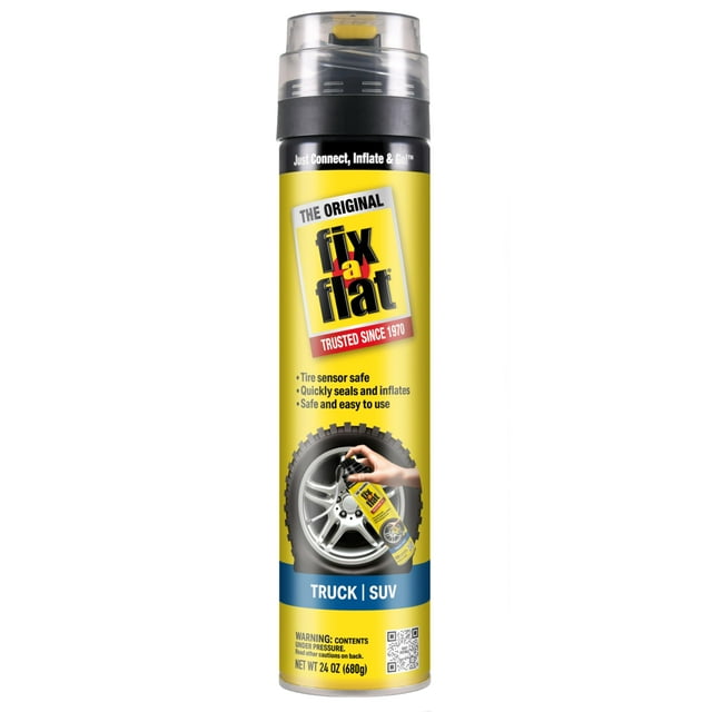 Inflador de reparación de neumáticos pinchados Fix-A-Flat S60369 de 680 ml para camiones
