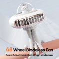 thumbnail image 4 of Handheld Folding Fan for Strollers Long Battery Life and Adjustable Airflow, 4 of 8