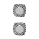 thumbnail image 3 of Kearding Funda para silla Funda protectora Asiento elástico Conjunto de protección para computadora Espesar Sólido Oficina Hogar Boda Sillón Gris plateado/Alfombrilla de asiento 2Conjunto, 3 of 6