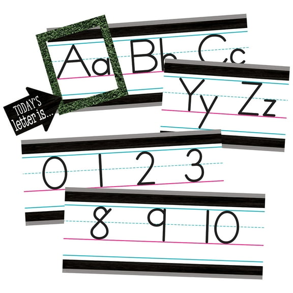 Teacher Created Resources Modern Farmhouse Alphabet Line Bulletin Board (TCR8338)