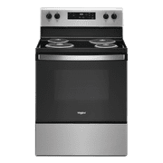 Whirlpool Wfc150m0j 30" Wide 4.8 Cu. Ft. Free Standing Electric Range - Stainless Steel