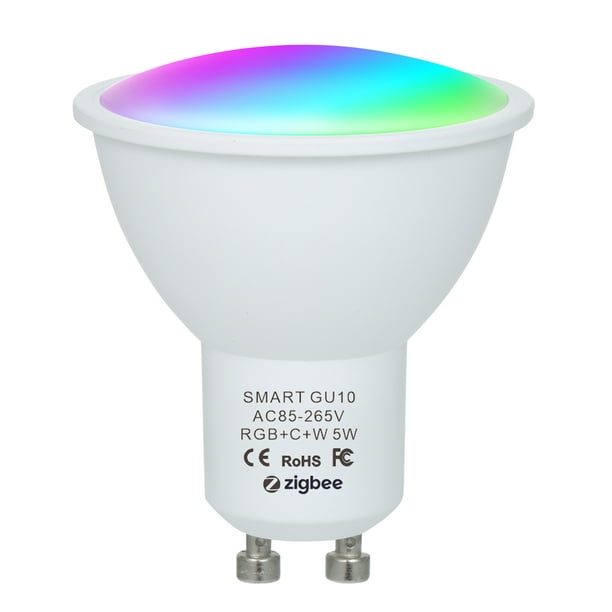 hoe Afhankelijk tekst 5W ZigBee Smart Bulb Dual Mode White & RGB 16 Million Colors GU10 Smart  Lamp APP Remote Control Voice Control Timing Function Multi-colored LED  Light Intelligent Wireless Bulb AC85-265V - Walmart.com