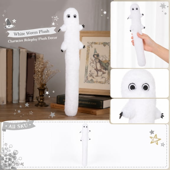 STAOEDU Witch Hat Atelier Plush, 15 Inch Brushbuddy Soft Stuffed Doll for Anime Enthusiasts, Adorable Collectible Plush Toy Ideal for Halloween Holiday Gifting