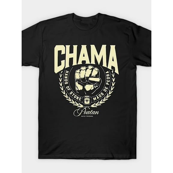 Men'S Black "Chama" Graphic T-Shirt - Casual Cotton Crew Neck withuth of Stone" & "Madre" Text, Perfect for Summer, Casual Attire, Casual Summer Wear | Bold Graphic Tee | Comfortable Fit, PLUS SIZE