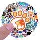 thumbnail image 2 of 60 pcs Cute Paw Print Stickers Waterproof Suitcase Notebook Stickers, 2 of 5