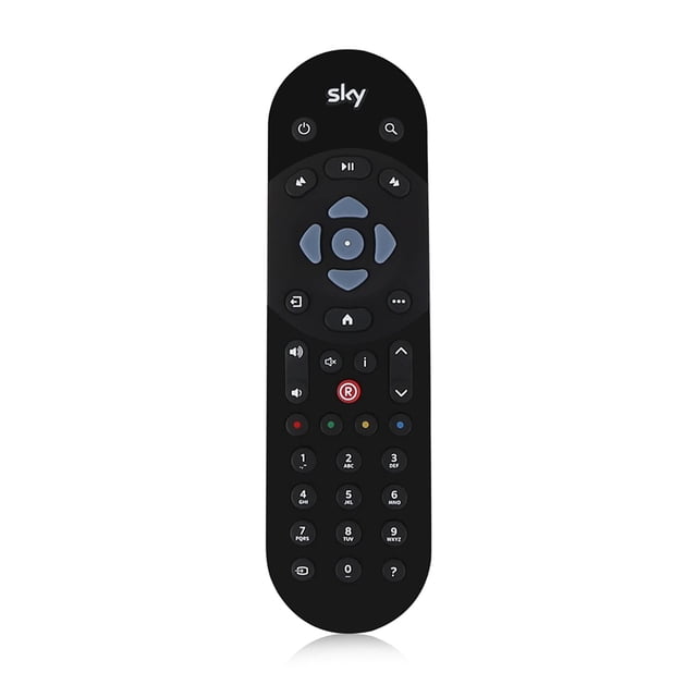 Control remoto IR de repuesto universal para Sky Q TV Box Control IR con distancia de trabajo de 10M (Control remoto IR para Sky Q TV Box)