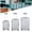 Silver, variant on 3 Piece Silver Luggage Set Hard Side Lightweight Luggage 20/24/28In+Spinner Wheels