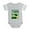 Heather Gray, variant on CafePress - Chameleon - Cute Infant Baby Football Bodysuit