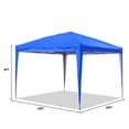 thumbnail image 5 of Ainfox  10 x 10 ft Pop up Canopy Tent Gazebo Party, Gazebo, Beach, Camping White, 5 of 5