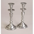 thumbnail image 1 of Aluminum Candle Holder Sold as a Pair, 1 of 1