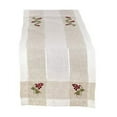 thumbnail image 2 of Fennco Styles Hommage BrodÃ© Collection Cottage Floral Embroidery Border Hemstitch Linen Blend Table Linens, 2 of 41