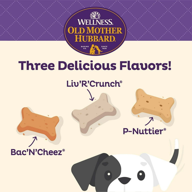 Old Mother Hubbard by Wellness Classic Savory Mix Natural Mini Oven-Baked Biscuits Dog Treats, 20-oz bag Old Mother Hubbard by Wellness Classic Savory Mix Natural Mini Oven-Baked Biscuits Dog Treats, 20-oz bag